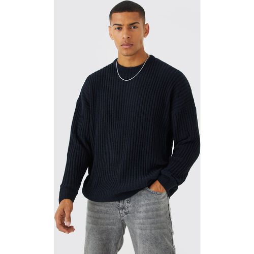 Pull oversize en maille chenille - M - Boohooman - Modalova