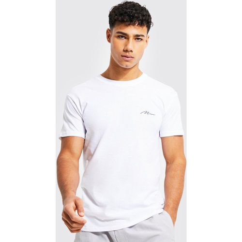 T-shirt imprimé sur le buste - MAN - S - Boohooman - Modalova