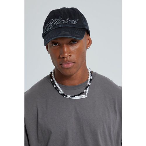 Casquette délavée - Official - ONE SIZE - Boohooman - Modalova