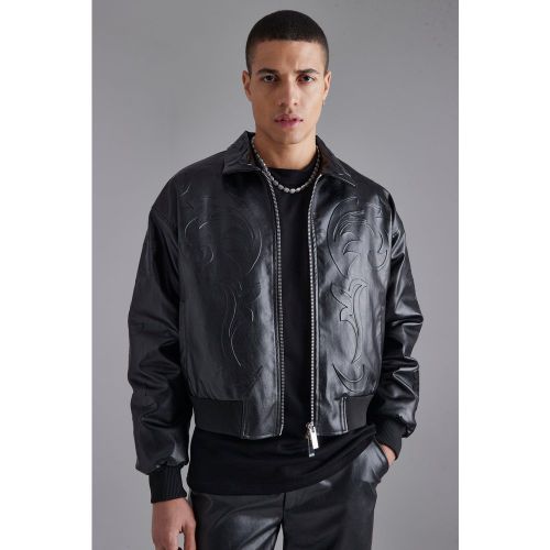 Bomber à imprimé baroque homme - S - Boohooman - Modalova