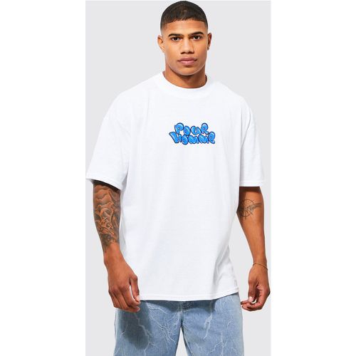 T-shirt oversize à imprimé - S - Boohooman - Modalova