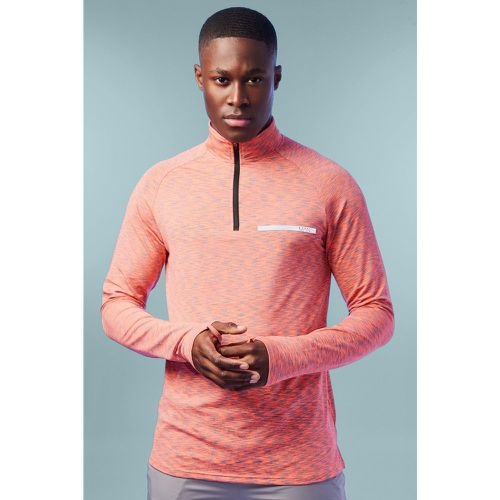 Top de sport performance zippé - MAN Active homme - S - Boohooman - Modalova