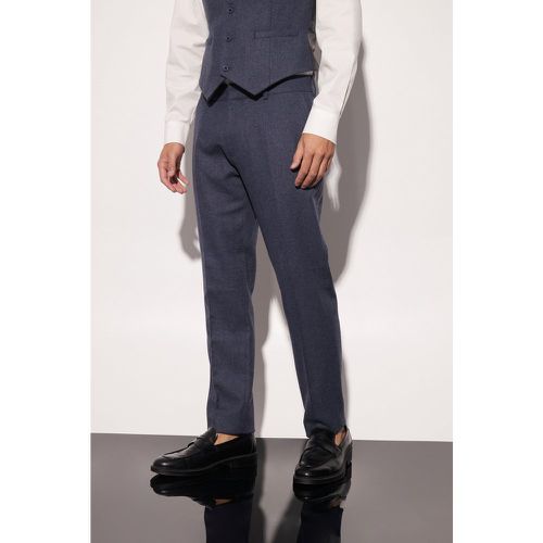 Pantalon de costume slim en laine - - 30S - Boohooman - Modalova
