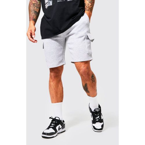 Short slim cargo en jersey - S - Boohooman - Modalova