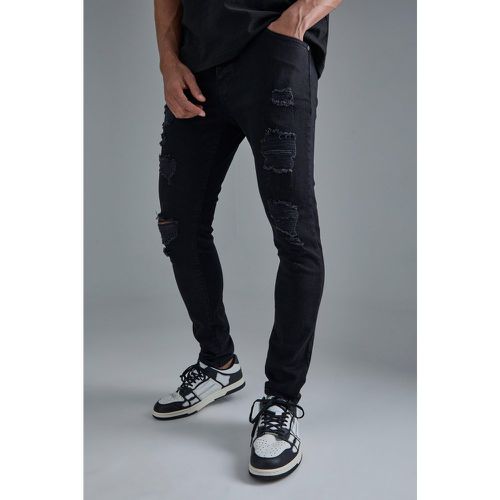 Jean skinny à déchirures - 28R - Boohooman - Modalova