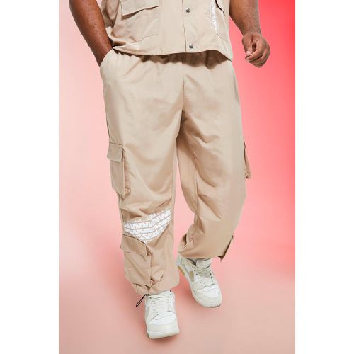 Grande taille - Pantalon cargo à poches multiples - - XXXXL - Boohooman - Modalova