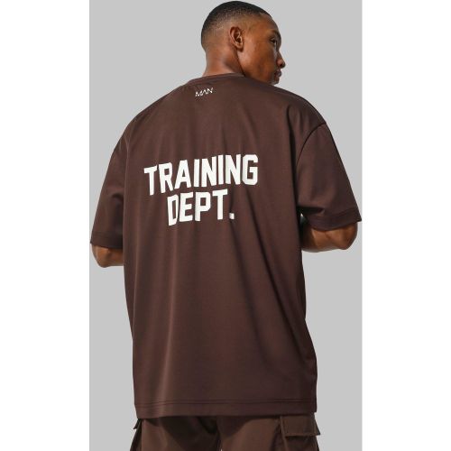 T-shirt oversize de sport performance - MAN Active homme - L - Boohooman - Modalova