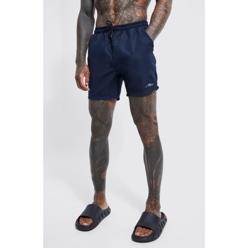 Short de bain mi-long à logo - MAN - L - Boohooman - Modalova