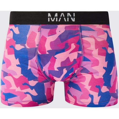 Boxer à imprimé camouflage abstrait - S - Boohooman - Modalova