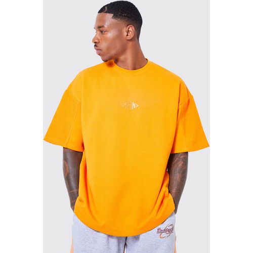 T-shirt oversize imprimé - XS - Boohooman - Modalova