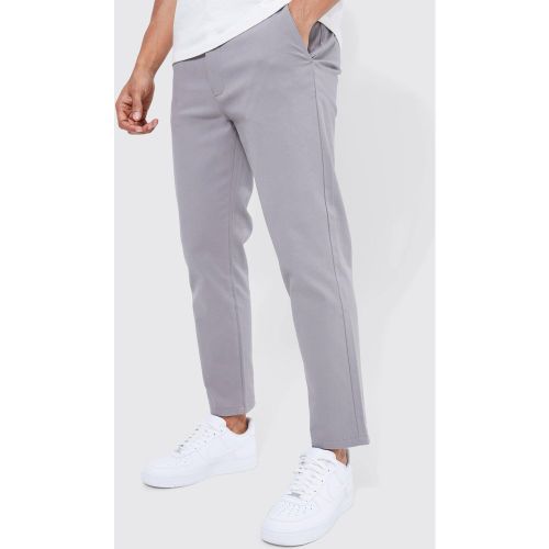 Pantalon chino slim court - 32 - Boohooman - Modalova