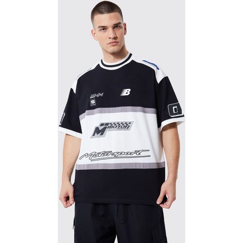 Tall - T-shirt oversize à slogan Motor Sport - Boohooman - Modalova