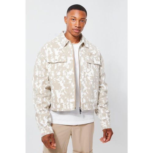 Veste Harrington rayée - M - Boohooman - Modalova