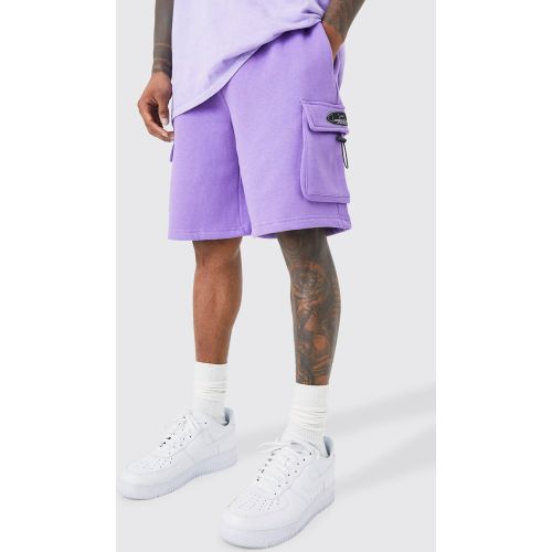 Short cargo oversize mi-long - XS - Boohooman - Modalova