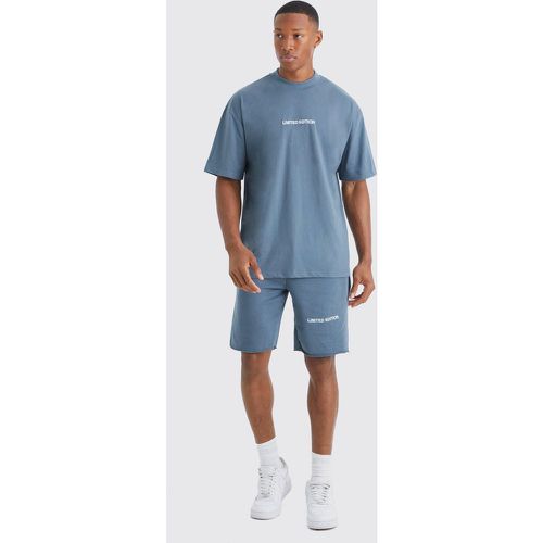 Ensemble oversize avec t-shirt et short - S - Boohooman - Modalova