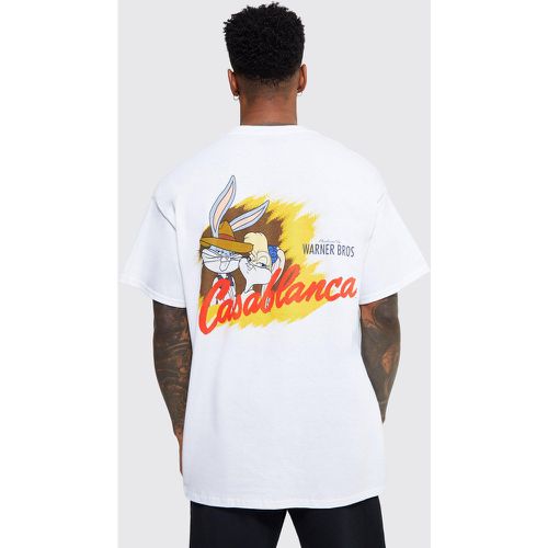 T-shirt oversize à imprimé Looney Tunes - Boohooman - Modalova