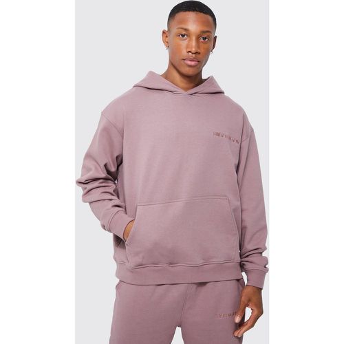 Survêtement oversize épais à capuche homme - M - Boohooman - Modalova