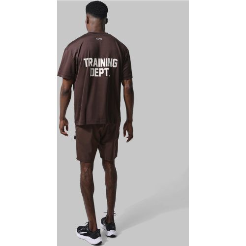 Ensemble de sport oversize avec short - MAN Active - XL - Boohooman - Modalova