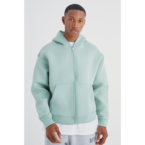 Sweat à capuche ample zippé homme - S - Boohooman - Modalova