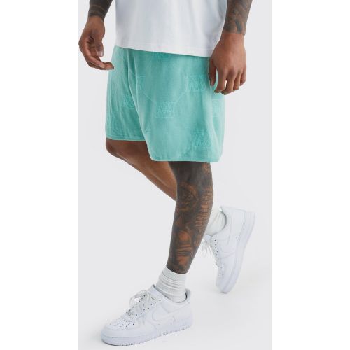 Short ample imprimé monogramme - XL - Boohooman - Modalova