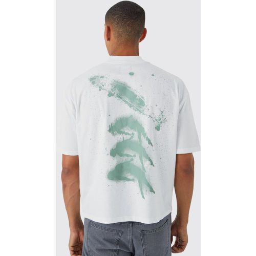T-shirt oversize imprimé galaxie - Boohooman - Modalova