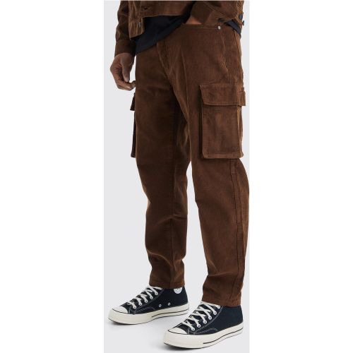 Pantalon cargo côtelé - 36 - Boohooman - Modalova