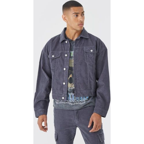 Veste ample en velours côtelé homme - L - Boohooman - Modalova