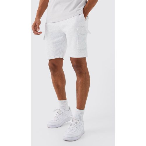 Short slim cargo en jersey - S - Boohooman - Modalova