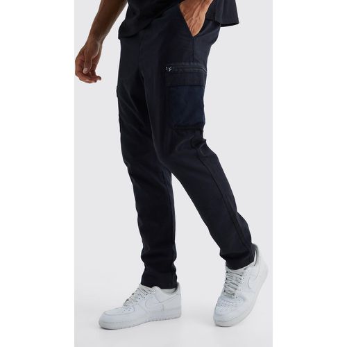 Tall - Pantalon cargo en mesh - S - Boohooman - Modalova