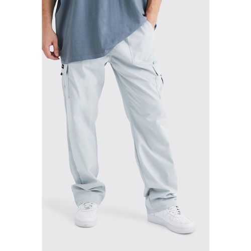 Tall - Pantalon cargo zippé - S - Boohooman - Modalova