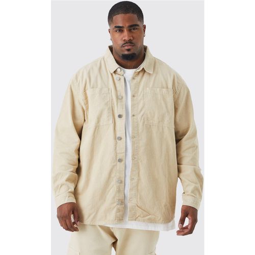 Grande taille - Surchemise cargo en velours côtelé - XXL - Boohooman - Modalova