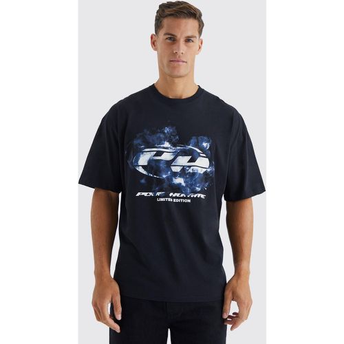 Tall - T-shirt oversize imprimé fumée - Boohooman - Modalova