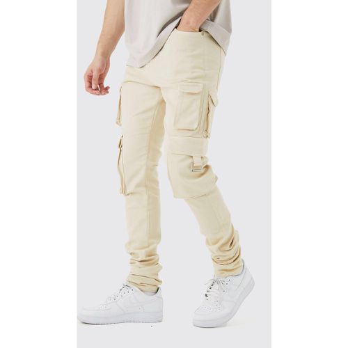 Tall - Pantalon cargo skinny - 34 - Boohooman - Modalova