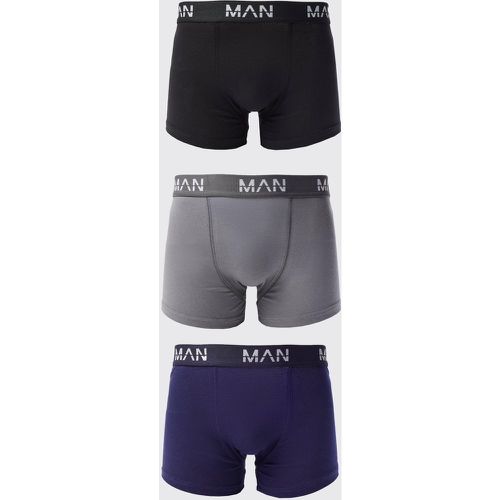 Lot de 3 boxers à logo - MAN - M - Boohooman - Modalova