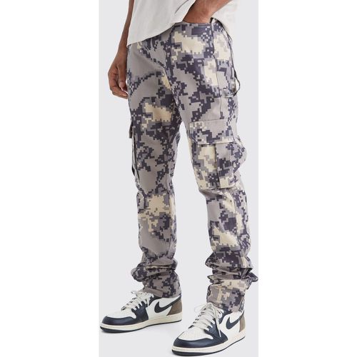 Tall - Pantalon slim à imprimé camouflage - Boohooman - Modalova