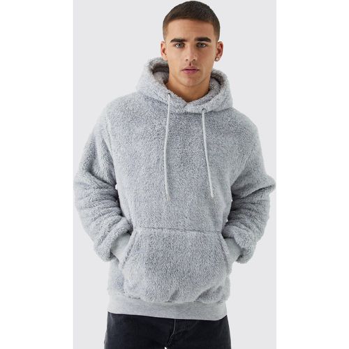 Sweat à capuche en polaire homme - S - Boohooman - Modalova