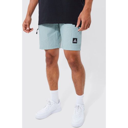 Short cargo léger à taille élastique - L - Boohooman - Modalova