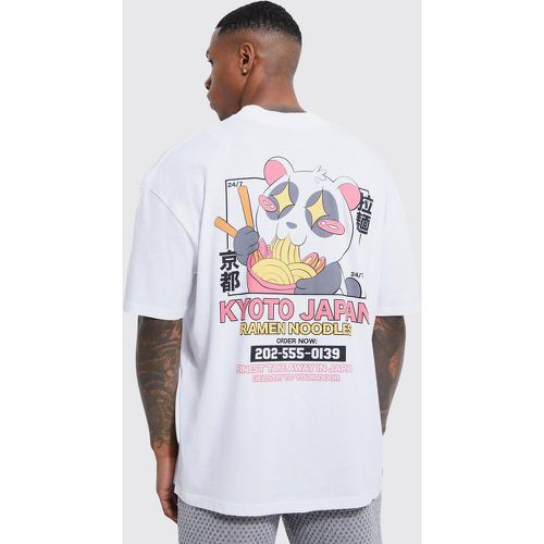 T-shirt oversize à slogan Kyoto - Boohooman - Modalova