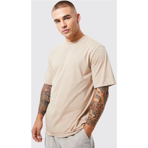 T-shirt ras-du-cou basique - XS - Boohooman - Modalova