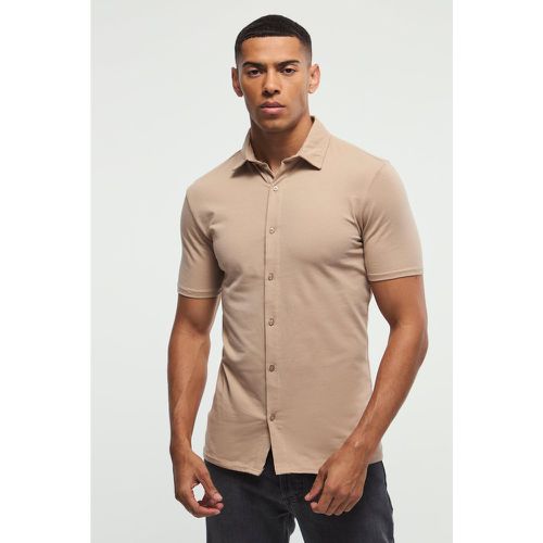 Chemise cintrée à manches courtes - S - Boohooman - Modalova