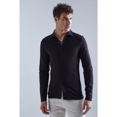 Chemise cintrée à manches longues - L - Boohooman - Modalova