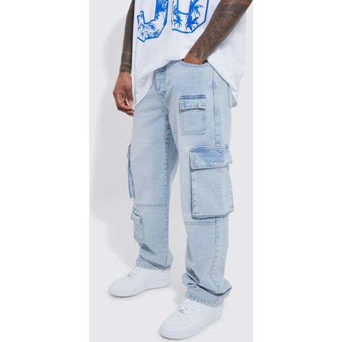 Jean cargo ample homme - 28 - Boohooman - Modalova