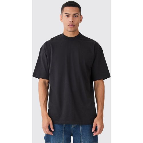 T-shirt oversize basique à col montant - S - Boohooman - Modalova