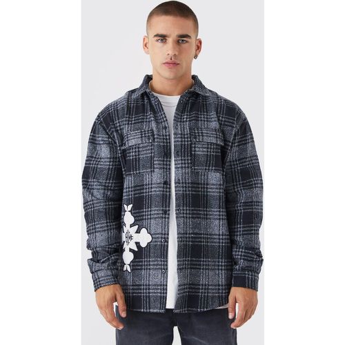 Chemise oversize à carreaux - S - Boohooman - Modalova