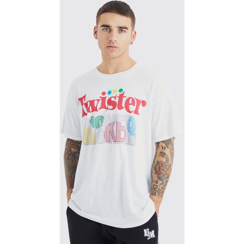 T-shirt oversize à imprimé Twister - Boohooman - Modalova