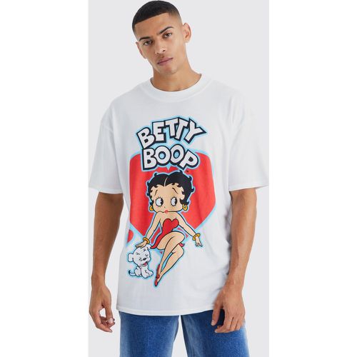 T-shirt oversize à imprimé Betty Boop - Boohooman - Modalova