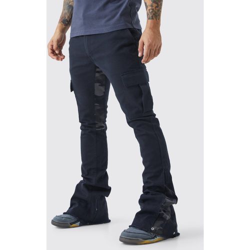 Pantalon cargo skinny à imprimé camouflage - 28R - Boohooman - Modalova