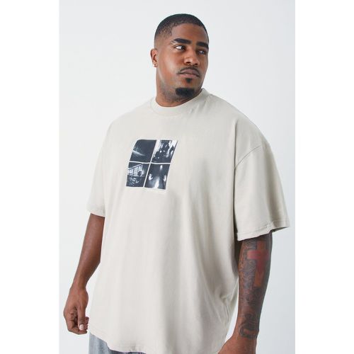 Grande taille - T-shirt oversize imprimé - - XXXL - Boohooman - Modalova