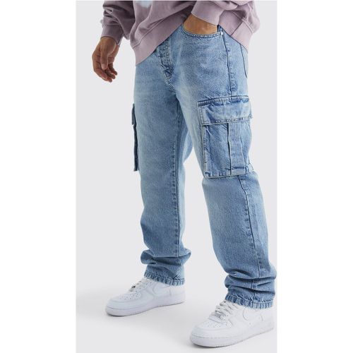 Jean cargo ample homme - 32R - Boohooman - Modalova