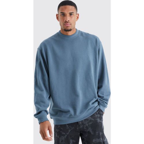 Tall - Sweat oversize épais à double col - L - Boohooman - Modalova